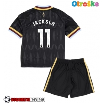 Otroške Nogometnih dresov Aston Villa Nicolas Jackson #11 Gostujoči 2026-27 Kratki rokavi (+ hlače)